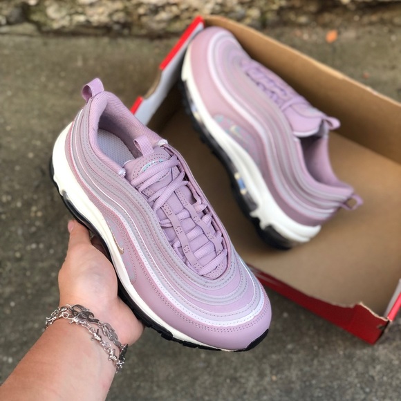 Nike | Shoes | Nike Air Max 97 Plum Fog Reflective Metallic Silver Sneaker  Womens Size 65 New | Poshmark